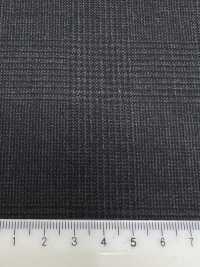 5ML0376 MIYUKI EVER WOOL Glen Check Charcoal Heaven Gray[Textile] Miyuki Woolen Mills Sub Photo