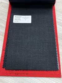 5ML0376 MIYUKI EVER WOOL Glen Check Charcoal Heaven Gray[Textile] Miyuki Woolen Mills Sub Photo