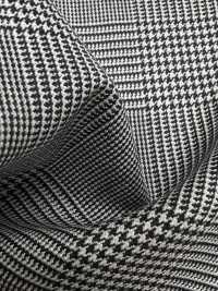 5ML0380 MIYUKI EVER WOOL Glen Check Gray[Textile] Miyuki Woolen Mills Sub Photo