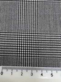 5ML0380 MIYUKI EVER WOOL Glen Check Gray[Textile] Miyuki Woolen Mills Sub Photo