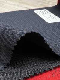 5ML0391 MIYUKI EVER WOOL (Miyuki Everwool) Houndstooth Navy[Textile] Miyuki Woolen Mills Sub Photo