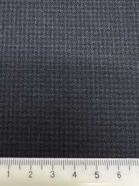 5ML0391 MIYUKI EVER WOOL (Miyuki Everwool) Houndstooth Navy[Textile] Miyuki Woolen Mills Sub Photo