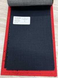 5ML0391 MIYUKI EVER WOOL (Miyuki Everwool) Houndstooth Navy[Textile] Miyuki Woolen Mills Sub Photo