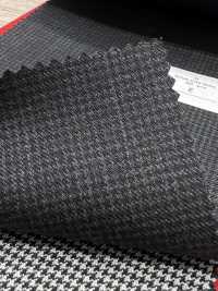 5ML0402 MIYUKI EVER WOOL (Miyuki Everwool) Houndstooth Charcoal Heaven Gray[Textile] Miyuki Woolen Mills Sub Photo