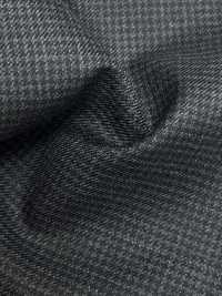 5ML0402 MIYUKI EVER WOOL (Miyuki Everwool) Houndstooth Charcoal Heaven Gray[Textile] Miyuki Woolen Mills Sub Photo