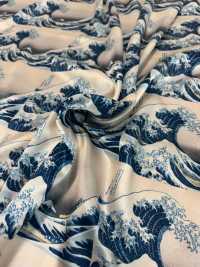TPS3001 Katsushika Hokusai Print Lining, Repeat Pattern Sub Photo