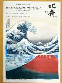 TPS3001 Katsushika Hokusai Print Lining, Repeat Pattern Sub Photo