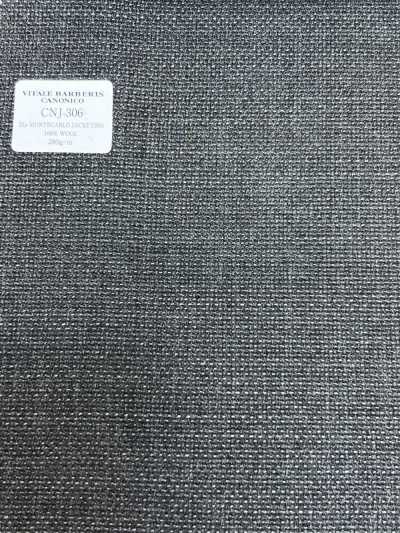 CNJ306 CANONICO Standard 21μ MONTECARLO JACKETING Hopsack Gray Solid