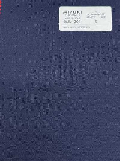 26SS MIYUKI Fabrics ESSENTIALS ACTIVA ADVANCE Navy Solid
