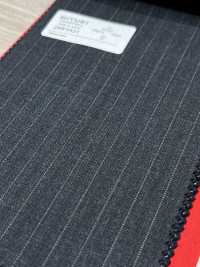 2MK4421 26SS Miyuki Textile MIYUKI ESSENTIALS ACTIVA Charcoal Heaven Gray Stripe Miyuki Woolen Mills Sub Photo