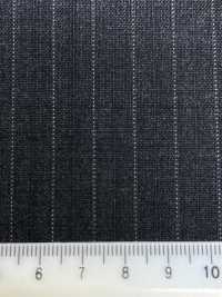 2MK4421 26SS Miyuki Textile MIYUKI ESSENTIALS ACTIVA Charcoal Heaven Gray Stripe Miyuki Woolen Mills Sub Photo