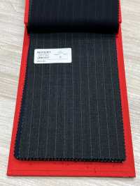 2MK4421 26SS Miyuki Textile MIYUKI ESSENTIALS ACTIVA Charcoal Heaven Gray Stripe Miyuki Woolen Mills Sub Photo