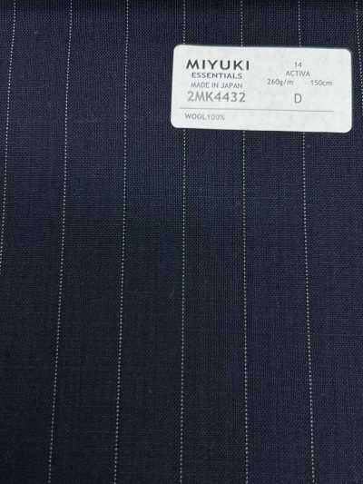 2MK4432 26SS Miyuki Fabric MIYUKI Essentials ESSENTIALS ACTIVA Navy Stripe