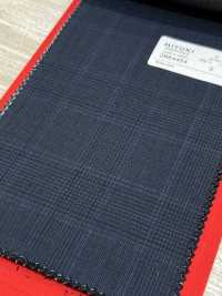 2MK4454 26SS Miyuki Textile MIYUKI ESSENTIALS ACTIVA Navy Check Miyuki Woolen Mills Sub Photo