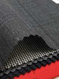 2MK3626 Textile MIYUKI ESSENTIALS ACTIVA COOLTEC Medium Gray Check Miyuki Woolen Mills Sub Photo