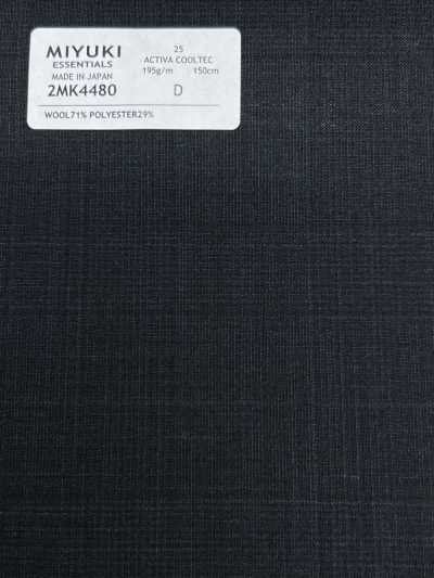26SS MIYUKI Fabrics ESSENTIALS ACTIVA ACTIVA COOLTEC Navy Check