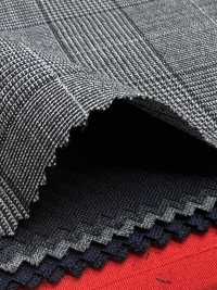 2MK4491 Textile MIYUKI ESSENTIALS ACTIVA COOLTEC Medium Gray Check Miyuki Woolen Mills Sub Photo