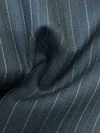 2ML4545 26SS Miyuki Textile MIYUKI Essentials TROPICS Navy Stripe Miyuki Woolen Mills Sub Photo