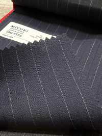 2ML4556 26SS Miyuki Textile MIYUKI Essentials TROPICS Navy Stripe Miyuki Woolen Mills Sub Photo