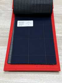 2ML4571 26SS Miyuki Textile MIYUKI Essentials TROPICS Navy Check Miyuki Woolen Mills Sub Photo