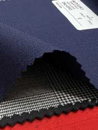 2ML4593 26SS Miyuki Textile MIYUKI Essentials TROPICS Navy Check Miyuki Woolen Mills Sub Photo