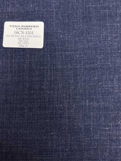 16CN1551 26SS VBC Vitale Barberis Canonico SUPERSONIC NATURAL STRETCH WOOL SILK & LINEN TROPICAL