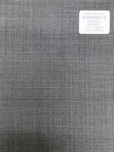 M02053-9 KUNISHIMA1850 Exclusive Line [Extrafine Wool 140’s] Black And White Glen Check