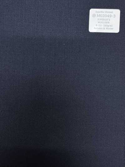 M02049-3 KUNISHIMA1850 Exclusive Line [Superfine Worsted] Navy Solid