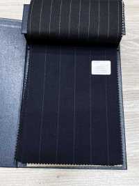 M02060-2 KUNISHIMA1850 Exclusive Line 【Superfine Worsted】Navy Chalk Stripe[Textile] Kunishima Co., Ltd. Sub Photo