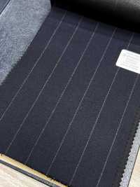 M02061-2 KUNISHIMA1850 Exclusive Line 【Superfine Worsted】Navy Chalk Stripe[Textile] Kunishima Co., Ltd. Sub Photo