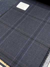 M02063-3 KUNISHIMA1850 Exclusive Line 【Superfine Worsted】Blue Check[Textile] Kunishima Co., Ltd. Sub Photo