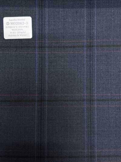 KUNISHIMA1850 Exclusive Line [Superfine Worsted] Blue Check