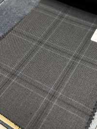 M02063-5 KUNISHIMA1850 Exclusive Line 【Superfine Worsted】Gray Check[Textile] Kunishima Co., Ltd. Sub Photo