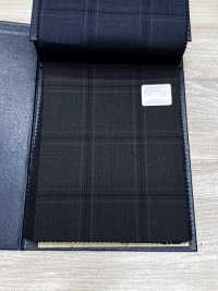 M02063-5 KUNISHIMA1850 Exclusive Line 【Superfine Worsted】Gray Check[Textile] Kunishima Co., Ltd. Sub Photo