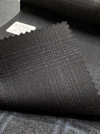 M02064-2 KUNISHIMA1850 Exclusive Line 【Superfine Worsted】Navy Heathered Check[Textile] Kunishima Co., Ltd. Sub Photo