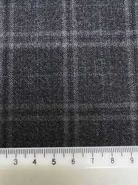 M02065-4 KUNISHIMA1850 Exclusive Line 【Superfine Worsted】Gray Heather Check[Textile] Kunishima Co., Ltd. Sub Photo