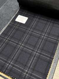 M02045-3 KUNISHIMA1850 Exclusive Line 【SOMO CASHMERE 100%】 Navy 3D Check[Textile] Kunishima Co., Ltd. Sub Photo