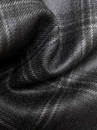 M02045-3 KUNISHIMA1850 Exclusive Line 【SOMO CASHMERE 100%】 Navy 3D Check[Textile] Kunishima Co., Ltd. Sub Photo