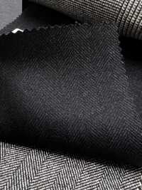 M02047-2 KUNISHIMA1850 Exclusive Line 【SOMO CASHMERE 100%】 Navy Herringbone[Textile] Kunishima Co., Ltd. Sub Photo