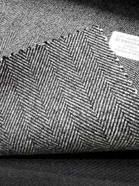 M02047-5 KUNISHIMA1850 Exclusive Line 【SOMO CASHMERE 100%】Gray Herringbone[Textile] Kunishima Co., Ltd. Sub Photo