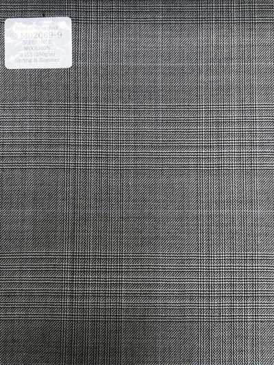 M02069-9 KUNISHIMA1850 Exclusive Line [Prince Of Wales Check] Black And White Check