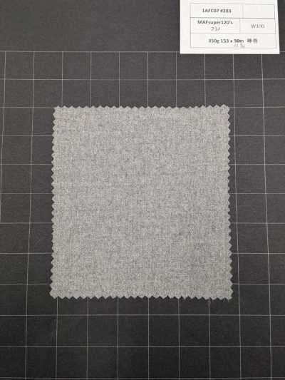 1AFC07-283 [Limited Stock Item] Nikke Textile Fabric MAFsuper120's Flannel Gray
