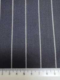 PR6521-DN Standard Japanese Premium Super 120's Stretch Stripe Dark Navy[Textile] Additional Images