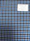 MH6511-BL Standard Japanese Wool-Mohair Worsted (Tonic Style) Check Blue