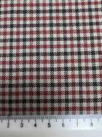 MH6511-BR Standard Japanese Wool Mohair Worsted (Tonic Style) Check Brown[Textile] Additional Images