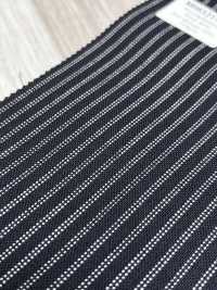 MH6521-NV Standard Japanese Wool-Mohair Worsted (Tonic-Style) Stripe Navy[Textile] Additional Images