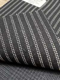 MH6521-NV Standard Japanese Wool-Mohair Worsted (Tonic-Style) Stripe Navy[Textile] Additional Images