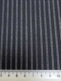 MH6521-NV Standard Japanese Wool-Mohair Worsted (Tonic-Style) Stripe Navy[Textile] Additional Images