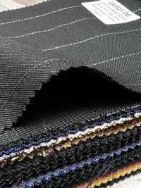 LA5521-DG Standard Japanese-made Silk Lame Wool Stretch Fabric [Textile] Additional Images