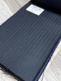 PR5521-GR Standard Japanese-made Premium Super120's Stretch Stripe Green[Textile] HOSOI SYOJI Additional Images